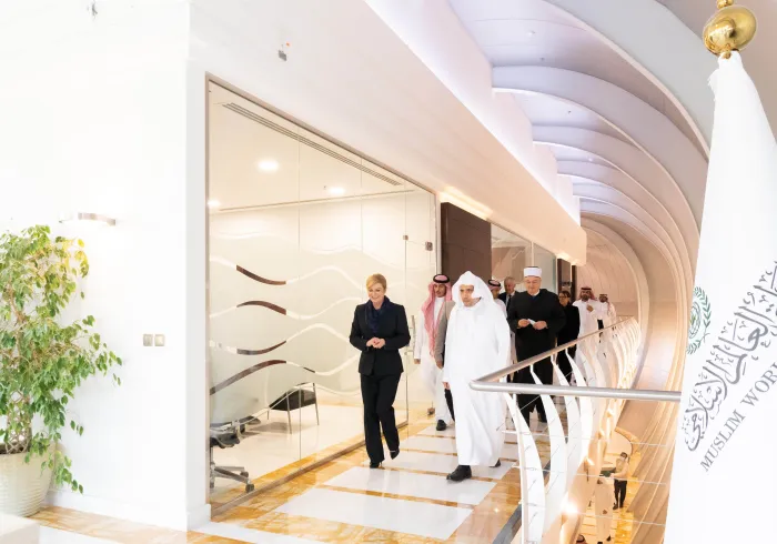 Mohammad Alissa a rencontré à Riyad, l’ancienne présidente de la Croatie et militante pour la paix mondiale Mme Kolinda Grabar