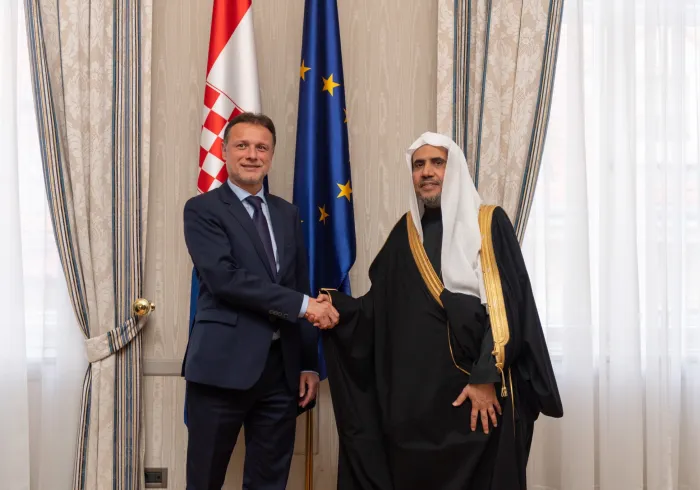 Mohammad Alissa rencontre le président du Parlement croate M. Gordan qui a confirmé son soutien total au congrès de la LIM :”Son impact dépassera les frontières de Croatie pour s’étendre à toute l’Europe de par l’importance du contenu de la déclaration de Zagreb“.