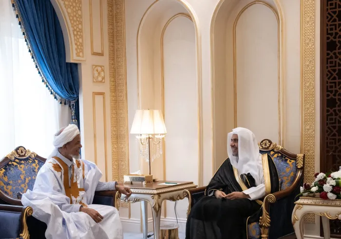Mohammad Alissa a reçu à La Mecque Mohamed Hafid Anhwi, Président du forum des savants africains et président du conseil culturel islamique de Mauritanie et d’Afrique de l’Ouest