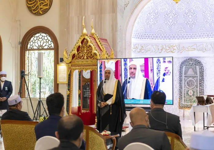 عزت مآب شیخ ڈاکٹر محمد العیسی کا بنکاک کی تون صون مسجد کا دورہ