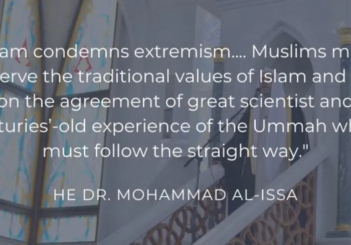 HE Dr. Mohammad Alissa:Forces of extremism have distorted the true meaning of Islam