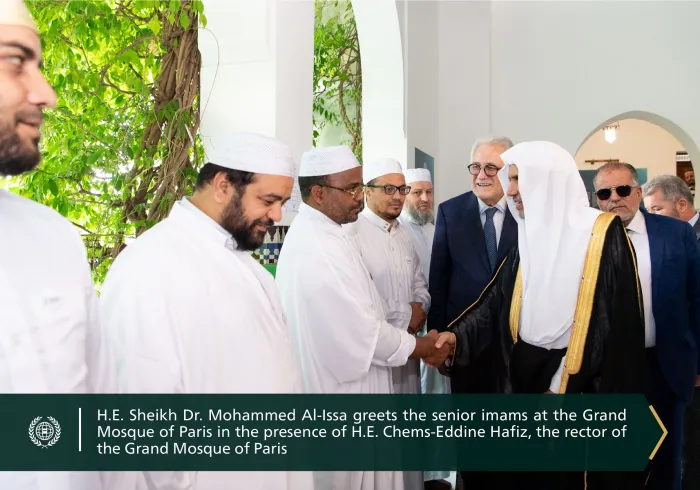 One of the most historic mosques in Europe, the Grand Mosque of Paris, hosts His Excellency Sheikh Dr. Mohammed Al-Issa for an extensive discussion panel with several French intellectuals