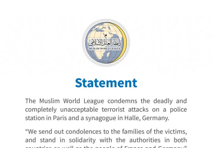  HE Dr. Mohammad Alissa condemns the recent attacks on a police station in Paris & a synagogue in Halle, Germany