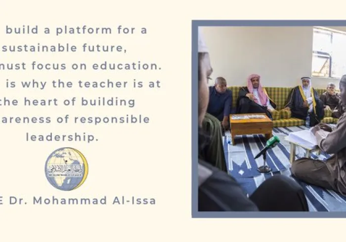 HE Dr. Mohammad Alissa is a leading advocate for using education to combat extremist ideologies and intolerance