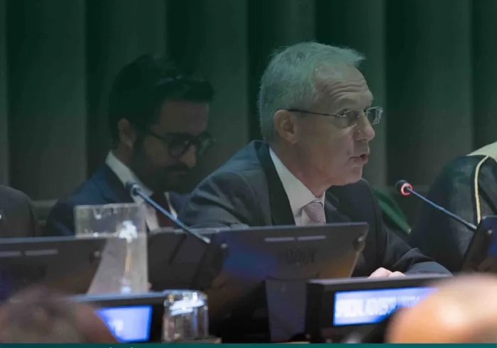 Extraits du discours de Chaba Kuroshi lors du lancement de l’initiative de la Ligue islamique mondiale pour “construire des ponts de compréhension et de paix entre l’Orient et l’Occident “ depuis le siège des Nations Unies à New York