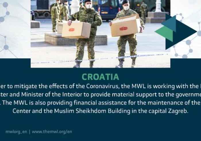 the MWL partnered with the Prime Minister and Minister of Interior to provide material & financial support to mitigate the effects of the coronavirus pandemic
