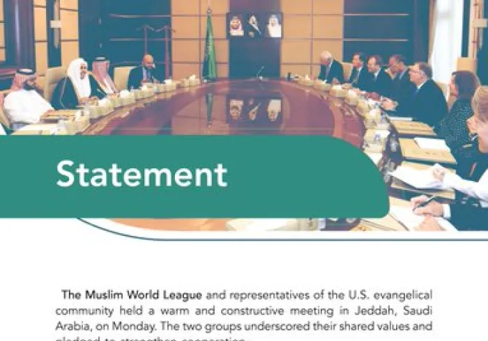 On Monday, HE Dr. Mohammad Alissa met with members of the U.S. evangelical community in Jeddah