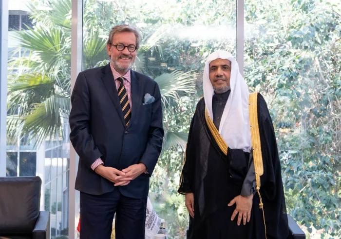 Dr. Al-Issa Meets Belgian Ambassador to the Kingdom of Saudi Arabia