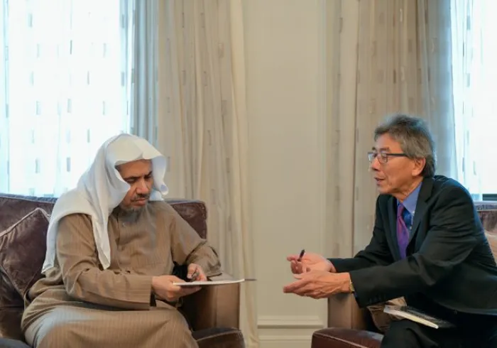 While in Washington, DC, HE Dr. Mohammad Alissa met with USIP's David Yang, Vice President for Applied Conflict Trans formation, to discuss ways to leverage peace-building initiatives for combating extremism.