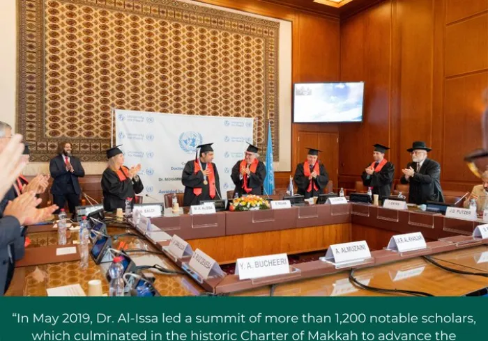 UN Under Secretary General says Mohammad Alissa of MWL has “advanced constructive cooperation and counteracted extremism,”