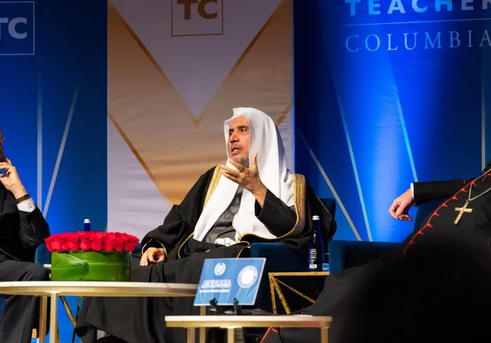 جامعہ کولمبیا نیویارک کی جانب سے سیکرٹری جنرل شیخ ڈاکٹر محمد العیسی کے لئے نفرت کے خاتمے کے موضوع پر عالمی سمپوزیم  کی میزبانی