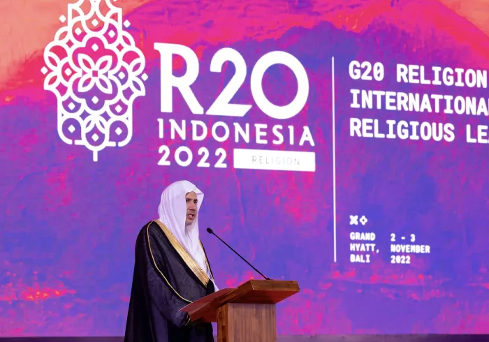 With the support and participation of the Indonesian President: Dr. Al-Issa approves the G20 presidency to establish the "R20" platform as the 1st official group for G20’s interfaith communication