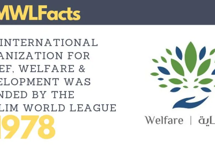 MWL founded the International Organization for Relief, Welfare & Development in 1978