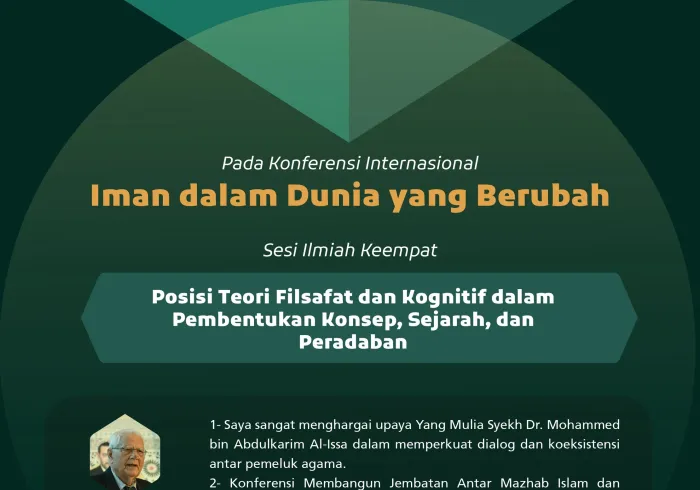 Kutipan dari pidato para ahli dan spesialis pada sesi ilmiah keempat: "Posisi Teori Filsafat dan Kognitif dalam Pembentukan Konsep, Sejarah, dan Peradaban", dalam rangkaian konferensi internasional "Iman dalam Dunia yang Berubah":