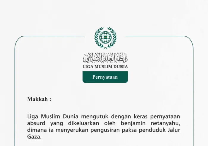 Pernyataan dari Liga Muslim Dunia: