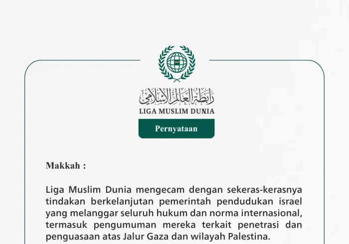 Pernyataan dari Liga Muslim Dunia:
