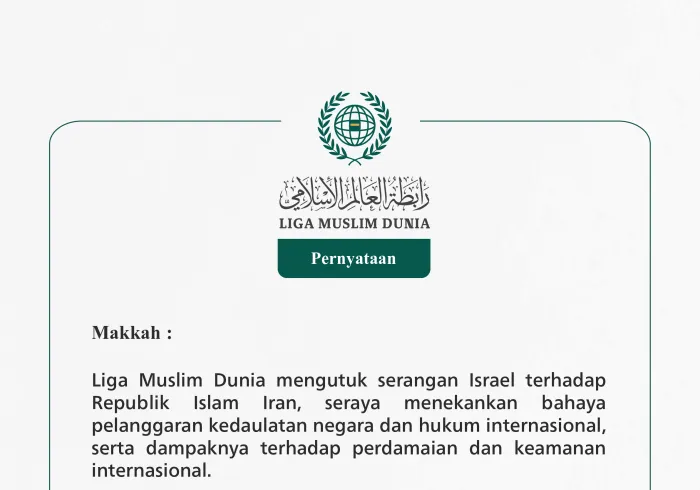 Pernyataan dari Liga Muslim Dunia: