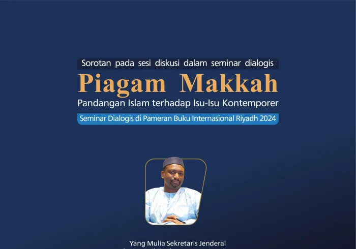 Yang Mulia Sekretaris Jenderal Akademi Fikih Islam Internasional, Dr. Koutoub Moustapha Sano, berpartisipasi dalam seminar dialog yang diselenggarakan oleh Pameran Buku Internasional Riyadh 2024 tentang Piagam Makkah