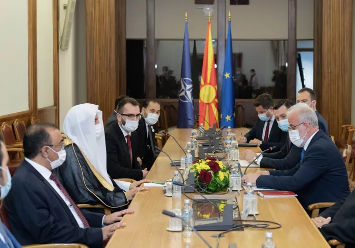 President of the Assembly of North Macedonia Dr. Talat Xhaferi recieved HE Dr. Mohammad Alissa at the National Assembly Building