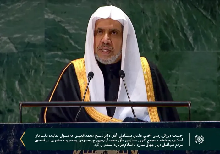 سازمان همبستگی جهان اسلام به تلاش‌های خود برای مقابله با پدیده «اسلام‌هراسی» ادامه می‌دهد؛ واین مهم را از طریق نمایندگی ملت‌های اسلامی در مجامع ونهادهای بین‌المللی وسازمان‌های جهانی، با تکیه بر گفتمان معتدل وآگاهانه اسلامی، دنبال می‌کند