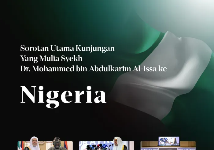 Berikut.. sorotan utama kunjungan Yang Mulia Sekretaris Jenderal LMD sekaligus Ketua Organisasi Ulama Muslim, Syekh Dr. Mohammed Al-Issa   ke Nigeria: