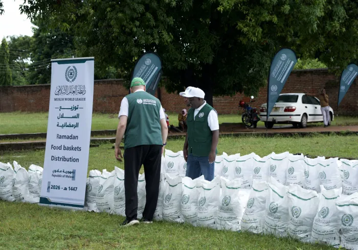 The Muslim World League continues distributing Ramadan food baskets to families in need across the globe. Here are the convoys dispatched to the Republic of Malawi