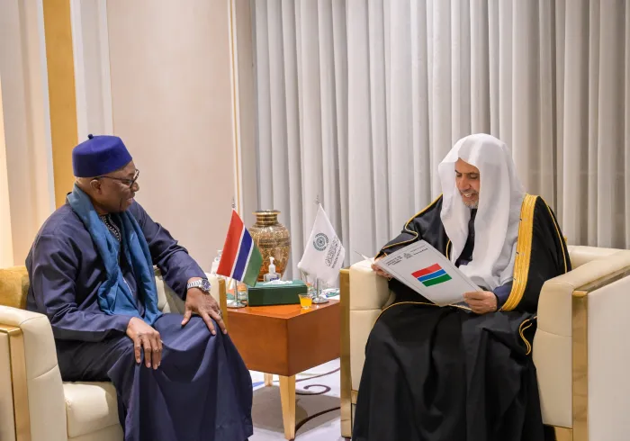 Le cheikh Mohammed Al-Issa a reçu l’ambassadeur de la République de Gambie auprès du Royaume d’Arabie saoudite