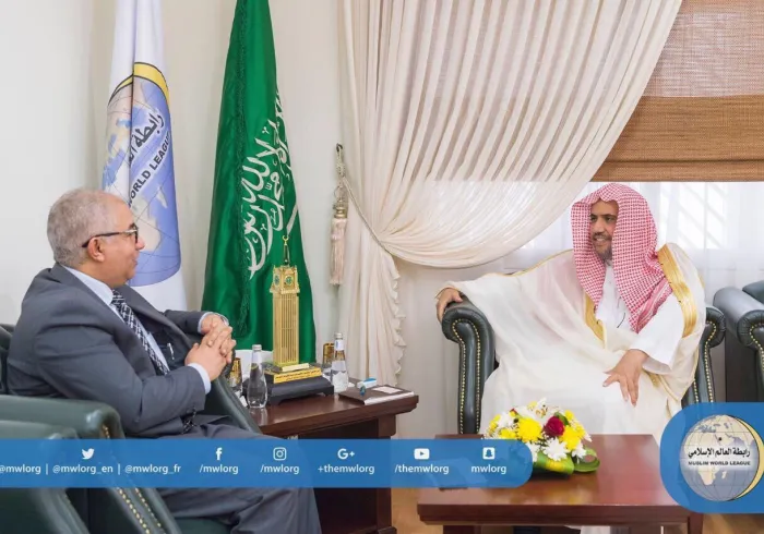 ‏معالي الأمين العام يلتقي الأمين العام للمؤتمر الإسلامي الأوربي الدكتور محمد البشاري