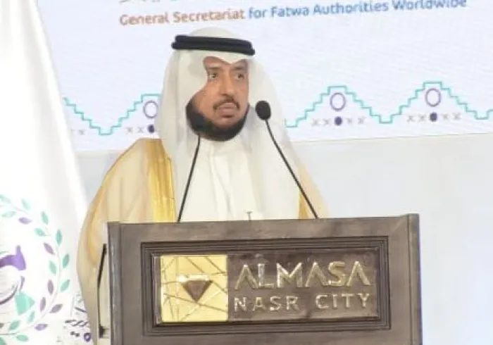 كلمة معالي الأمين العام الشيخ د. ⁧‫محمد العيسى‬⁩ في مؤتمر دار الإفتاء المصرية يلقيها معالي نائبه د. عبدالرحمن الزيد