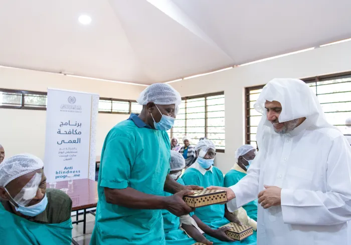 Le programme "Lutte contre la cécité" en Afrique :