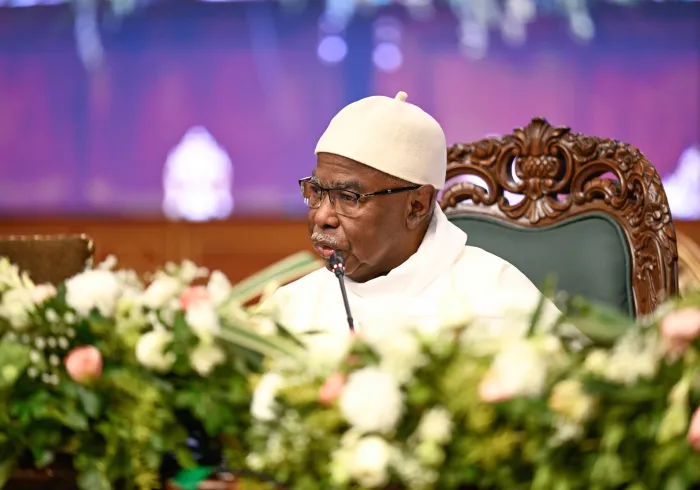  The Secretary General of the Organization of Islamic Cooperation, Mr. Hussein Ibrahim Taha, at the Islamic World League Conference: #GirlsEducation in Muslim Societies, from Pakistan's capital, Islamabad: