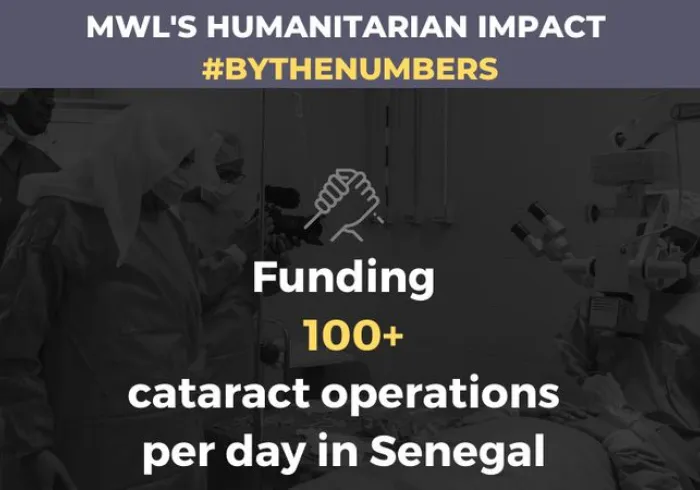 MWL funds cataract operations in Senegal and across the continent of Africa