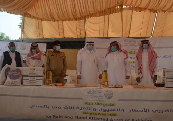 The Muslim World League acted swiftly sending humanitarian aid to flood-ravaged parts of Pakistan in September