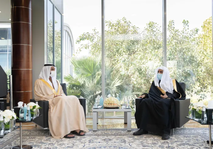 HE Dr. Mohammad Alissa welcomed HE Sheikh Shakhbout Al Nahyan 