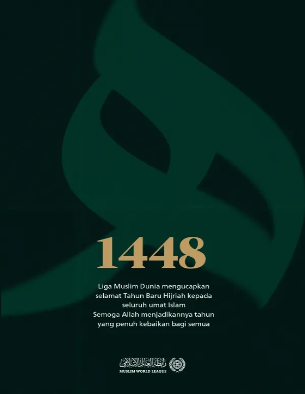Seiring dengan tibanya Tahun Baru Hijriah 1448 H, kami memohon kepada Allah Ta'ala agar menjadikannya tahun yang penuh kebaikan dan berkah bagi semua.