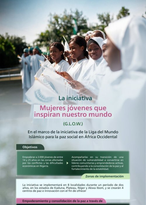 La Liga del Mundo Islámico lanza la iniciativa «Mujeres jóvenes que inspiran nuestro mundo» (G.L.O.W.); tiene como objetivo empoderar a las mujeres jóvenes en las zonas afectadas por los conflictos y las dificultades económicas en la Nigeria