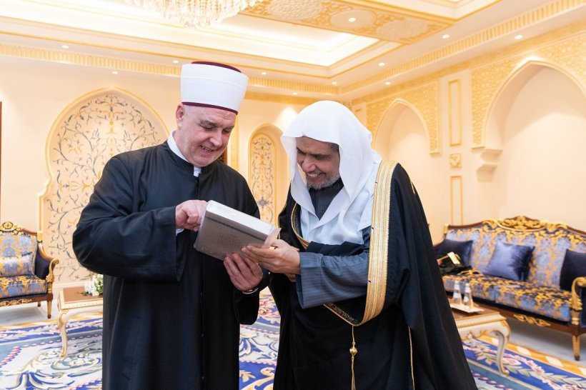 د. العيسى يستقبل الأمين العام لمنظمة التعاون الإسلامي وفضيلة مفتي البوسنة والهرسك