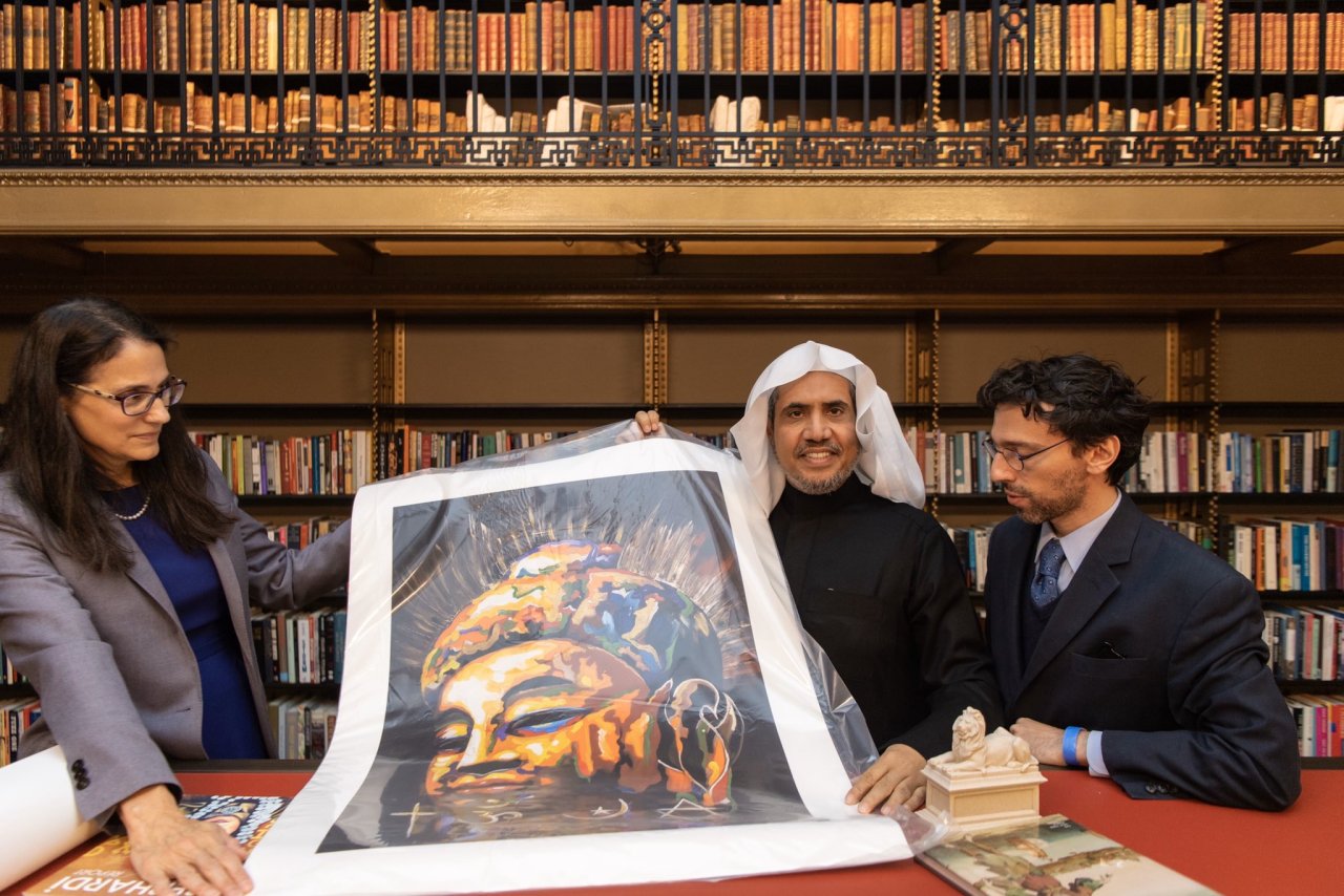 La bibliothèque générale de New York reçoit le D.Mohammad Alissa pour une visite privée.