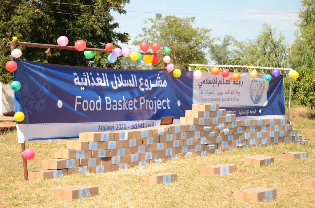 La LIM a travaillé en étroite collaboration avec les populations malawiennes pour atténuer l'impact du COVID19, notamment par la distribution de paniers alimentaires.