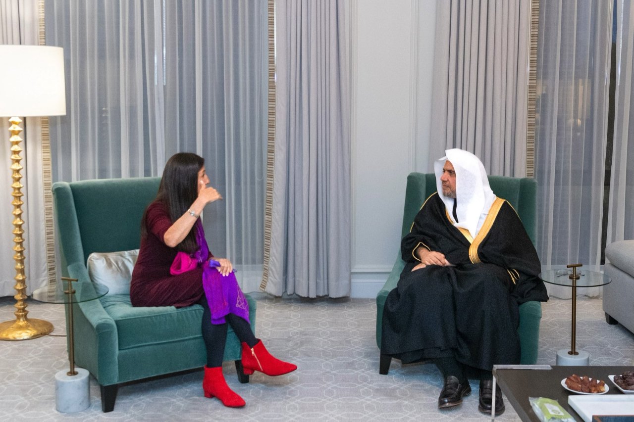 In Washington D.C., His Excellency Dr. Mohammad Alissa met with U.S. Congresswoman Teresa Fernandez
