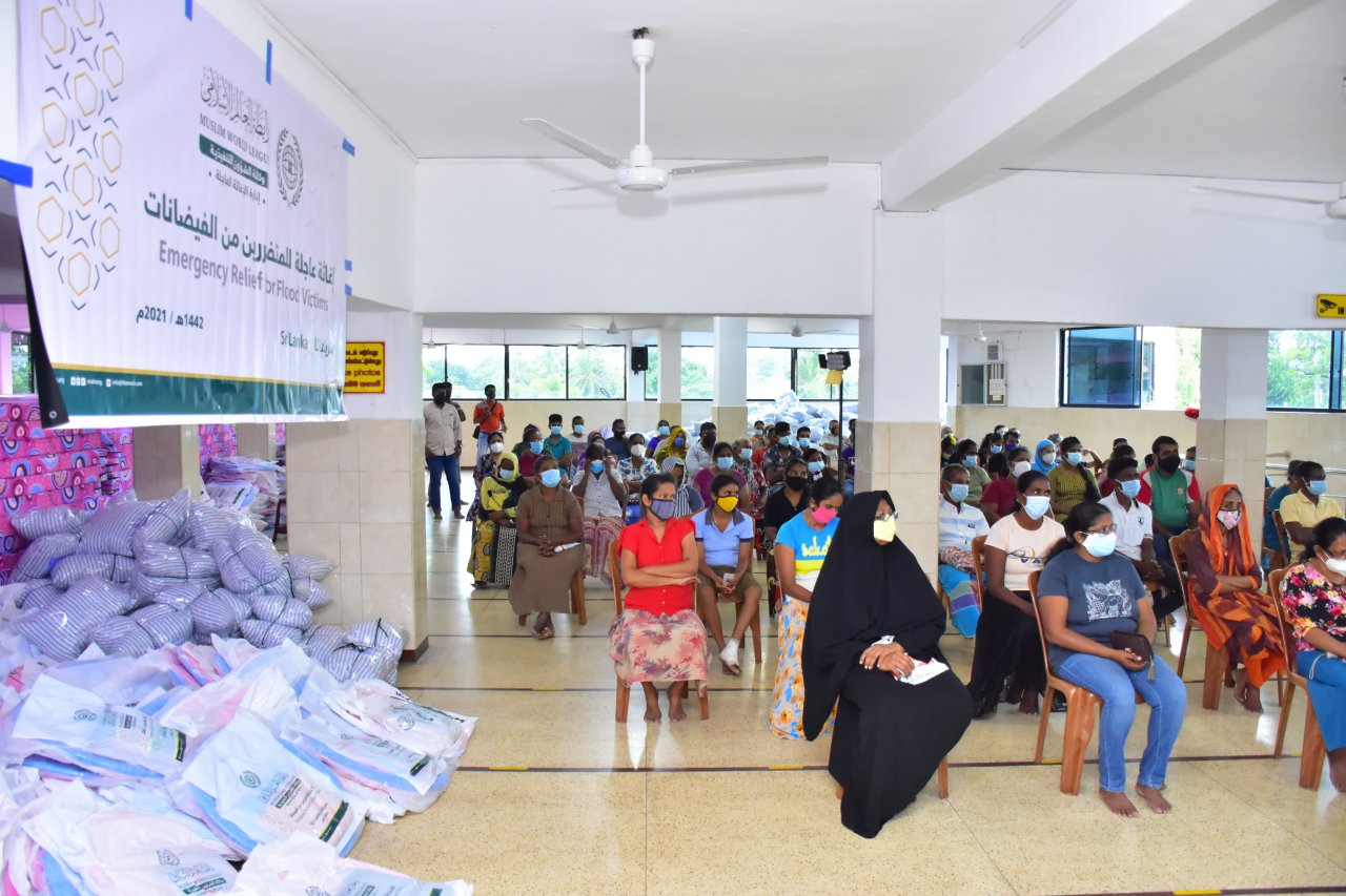 ‏ Des produits d’entretien ont été livrés aux personnes touchées par les inondations au Sri Lanka.