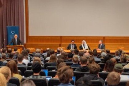 HE Dr. Mohammad Alissa addressed students at BYU Kennedy Center in Utah