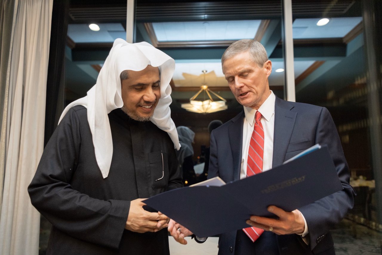 امریکی ریاست یوٹاہ میں مورمن کمیونٹی کی قیادت کی طرف سے عزت مآب شیخ ڈاکٹر محمد العیسی کے اعزاز میں عشائیہ