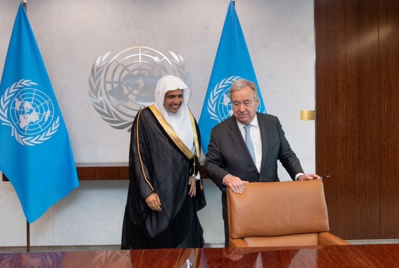 The Secretary-General of the United Nations receives Sheikh Al-Issa and affirms his full support for the efforts of the League
