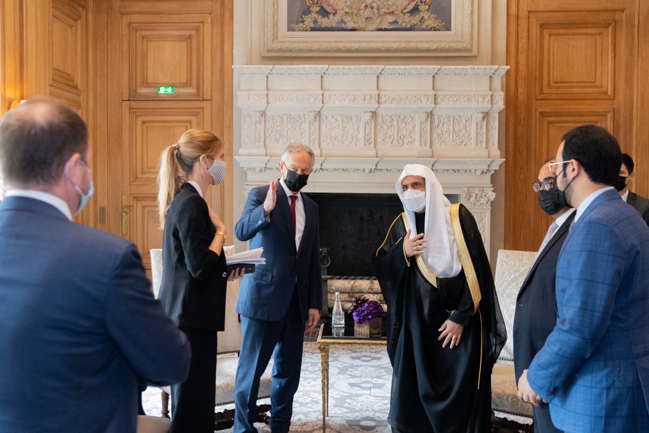 Mohammad Alissa a rencontré l’ancien premier ministre britannique Tony Blair.