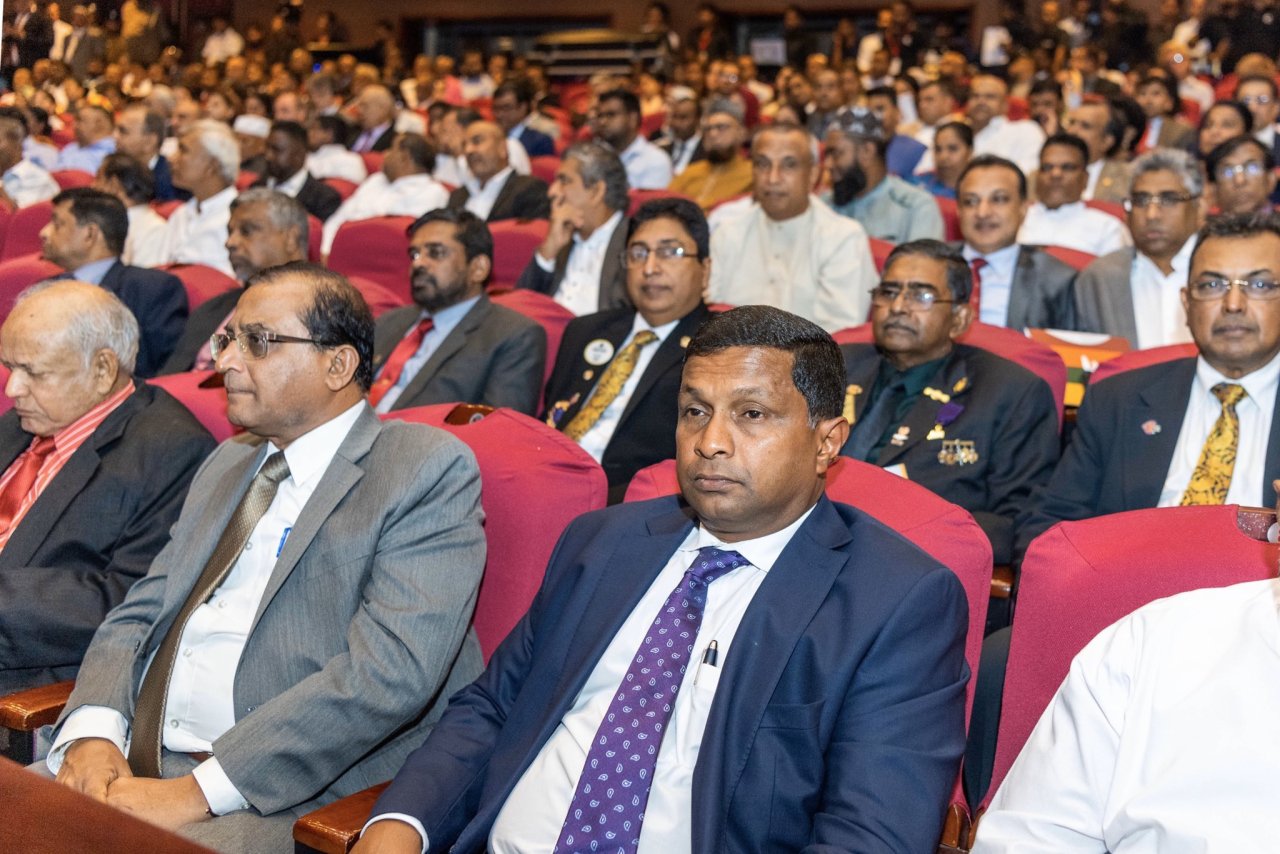 ‏انطلاقة ⁧قمة سلام الأديان⁩ التي تنظمها ⁧رابطة العالم الإسلامي⁩ في سريلانكا بحضور فخامة الرئيس وجمع من القيادات الدينية