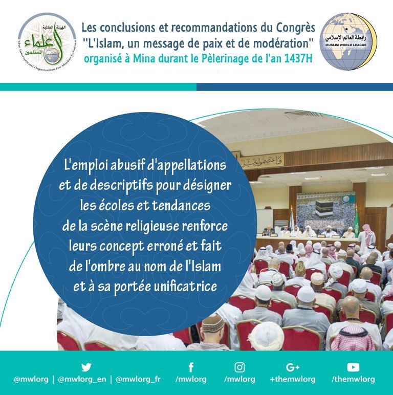 Recommandations de la conférence: l'Islam est un message de paix et de modération en images18