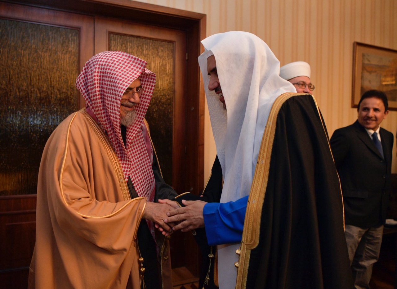 صور من مؤتمر رابطة العالم الإسلامي في #موسكو (الأول من نوعه في تاريخ روسيا الاتحادية) :