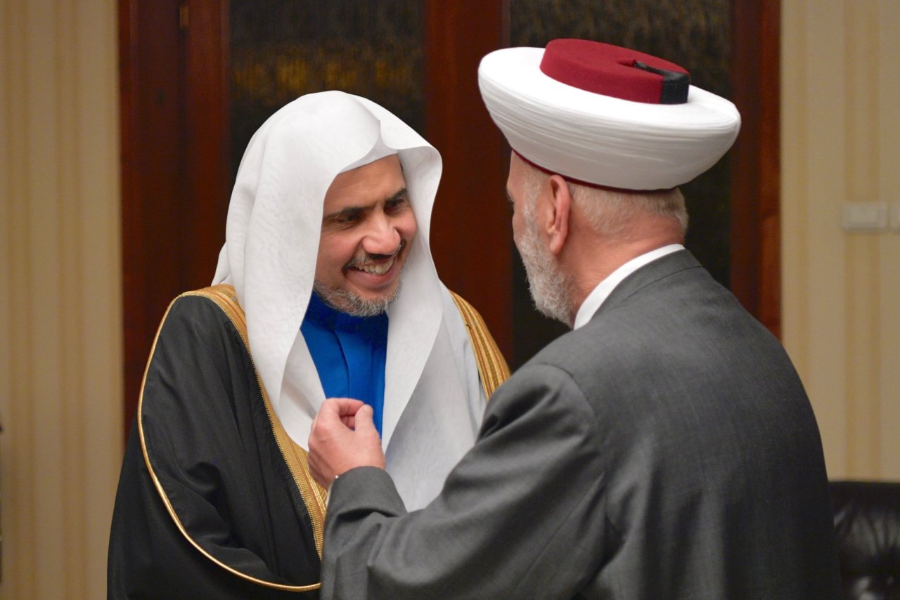 صور من مؤتمر رابطة العالم الإسلامي في #موسكو (الأول من نوعه في تاريخ روسيا الاتحادية) :