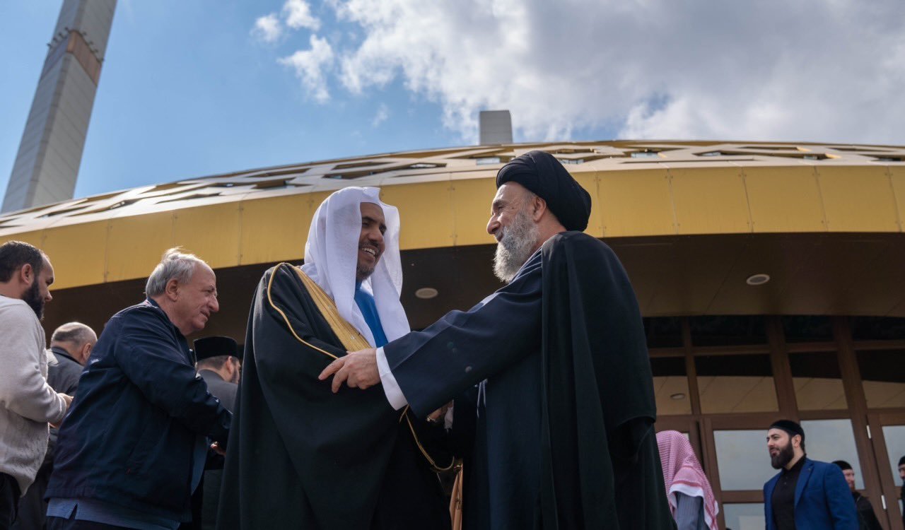 صور من مؤتمر رابطة العالم الإسلامي في #موسكو (الأول من نوعه في تاريخ روسيا الاتحادية) :